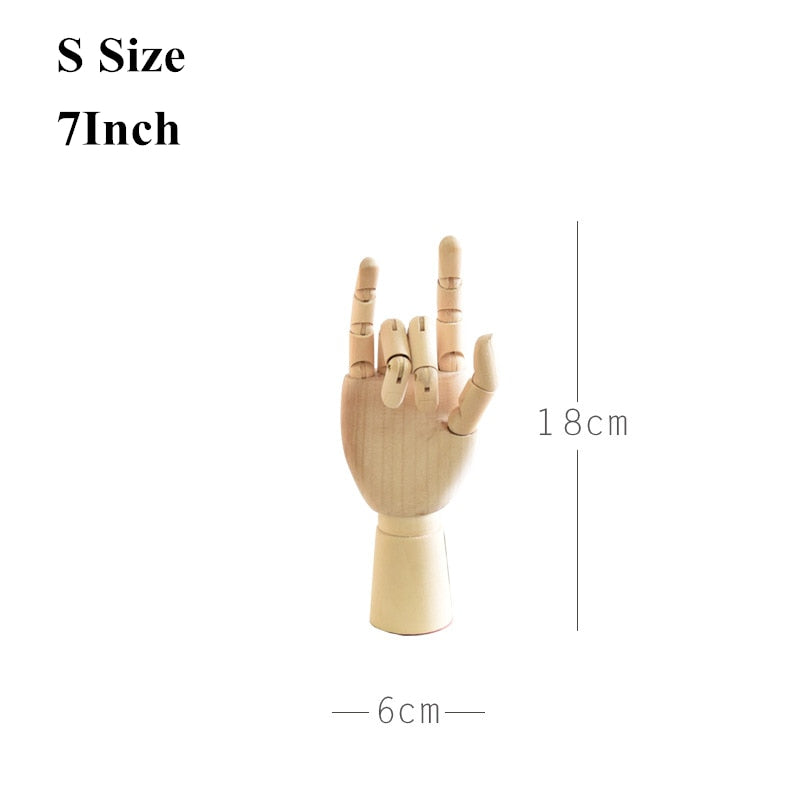 Wooden Hand Figurines